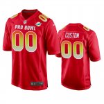 Miami Dolphins #00 2019 Pro Bowl Custom Jersey Red