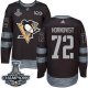 Men Pittsburgh Penguins #72 Patric Hornqvist Black 1917-2017 100th Anniversary Stanley Cup Finals Champions Stitched NHL Jersey