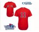 2013 world series mlb boston red sox #11 buchholz red jerseys