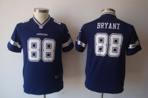 nike youth nfl dallas cowboys #88 bryant blue jerseys