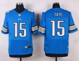 nike detroit lions #15 tate elite blue jerseys