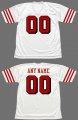 Custom San Francisco 49ERS 1994 Throwback Away Any Name And Number Jerseys