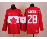 nhl team canada olympic #28 giroux red jerseys [2014 Olympic]