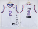2015 nba all star cleveland cavaliers #2 irving white jerseys