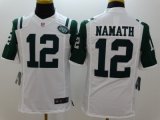 Nike New York Jets #12 Joe Namath White Limited Jerseys