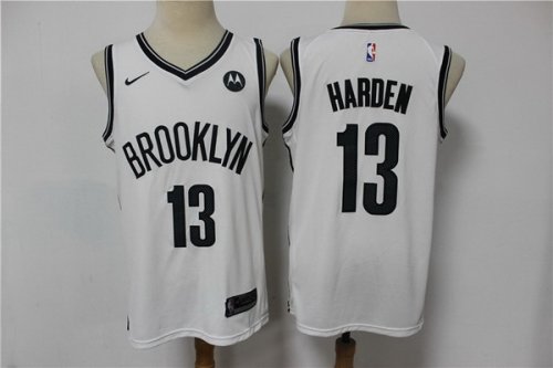 Basketball Jerseys Brooklyn Nets #13 James Harden White 2020-21 Swingman Men\'s Jersey