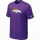 Denver Broncos sideline legend authentic logo dri-fit T-shirt pu