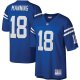 Men's Indianapolis Colts # 18 Peyton Manning Mitchell & Ness Blue Jersey