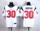 Men's Houston Texans #30 Kevin Johnson White Elite NIKE NFL Jerseys