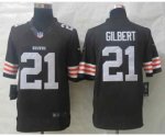 nike nfl cleveland browns #21 gilbert brown [nike limited]