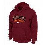 mlb san francisco giants pullover hoodie red