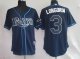 Baseball Jerseys tampa bay rays #3 longoria dark blue
