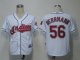 Baseball Jerseys cleveland indians #56 herrmann white(cool base)