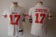 nike women nfl san francisco 49ers #17 jenkins white jerseys [ni