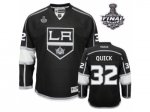 nhl los angeles kings #32 quick black and white [2012 stanley cu