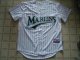 women Baseball Jerseys florida marlins blank white(black stripe)
