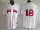 Baseball Jerseys boston red sox #18 daisuke matsuzaka white