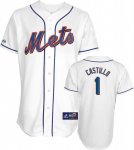 MLB Jerseys New York Mets #1 Castillo White