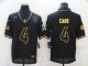 Mens Oakland Raiders #4 Derek Carr Olive Gold 2020 Salute To Service Limited Jersey