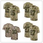 Football Kansas City Chiefs Stitched Camo Salute to Service Limited Jersey