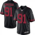 Youth San Francisco 49ers #91 Arik Armstead Limited Black Custom Nike NFL Jerseys