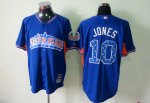 mlb 2013 all star baltimore orioles #10 jones blue jerseys