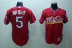 Baseball Jerseys 2009 all star new york mets #5 wright red