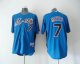 Baseball Jerseys new york mets #7 reyes lt.blue[2011 cool base B