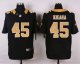 nike new orleans saints #45 kikaha black elite jerseys