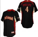 MLB 2011 All Star Cincinnati Reds #4 Phillips Black