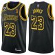 mens Los Angeles Lakers #23 Lebron James Black Champions jersey