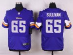 nike minnesota vikings #65 sullivan purple elite jerseys