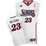 nba philadelphia 76ers #23 williams white cheap jerseys