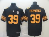 2020 New Football Pittsburgh Steelers #39 Minkah Fitzpatrick Black Color Rush Vapor Untouchable Limited Jersey
