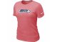 Women Seattle Seahawks Pink Logo T-Shirt