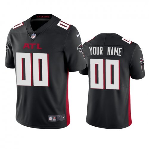 Atlanta Falcons Custom Black 2020 Vapor Limited Jersey - Men\'s