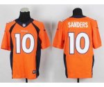nike nfl denver broncos #10 sanders orange [new Elite][sanders]
