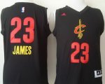 nba cleveland cavaliers #23 lebron james black new fashion stitched jerseys