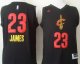 nba cleveland cavaliers #23 lebron james black new fashion stitched jerseys