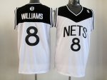 nba Brooklyn Nets #8 williams white cheap jerseys