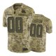 Cleveland Browns #00 2018 Salute to Service Custom Jersey Camo -Nike Limited