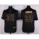 nike nfl dallas cowboys #31 byron jones black pro line gold collection elite jerseys