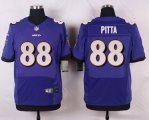 nike baltimore ravens #88 pitta purple elite jerseys