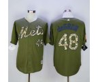 mlb new york mets #48 degrom green jerseys