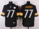 nike pittsburgh steelers #77 gilbert black elite jerseys