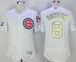 men mlb chicago cubs #8 andre dawson white 2017 gold program flex base champion stitched baseball jerseys