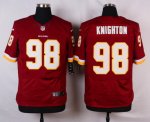 nike washington redskins #98 knighton elite red jerseys
