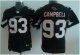 nike nfl arizona cardinals #93 campbell elite black jerseys