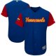 Customed Men's Venezuela Baseball Majestic Royal 2017 World Baseball Classic Stitched Jersey