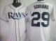 Baseball Jerseys tampa bay rays #29 sonriano grey